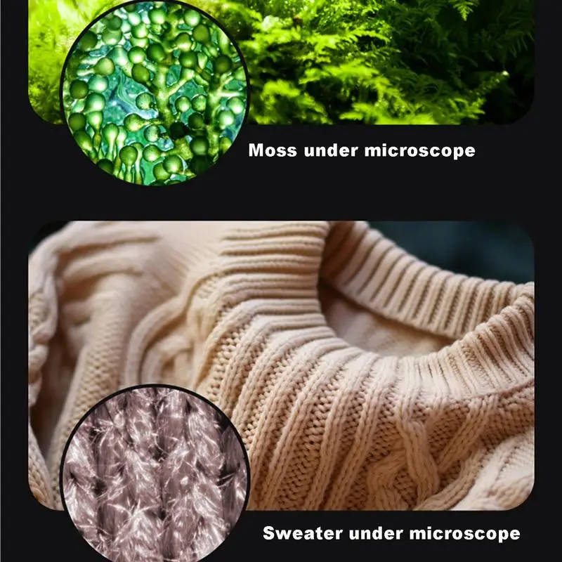 Microscopio educativo portátil de mano para niños – Juguete científico - imagen 4