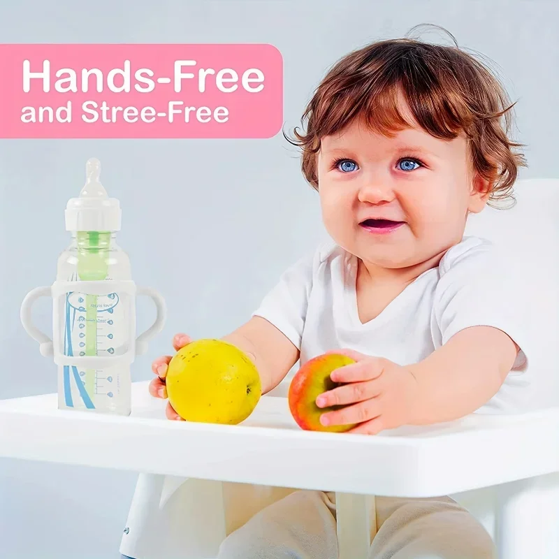 Mango de silicona para biberón estrecho – Asa fácil ergonómica sin BPA - imagen 3