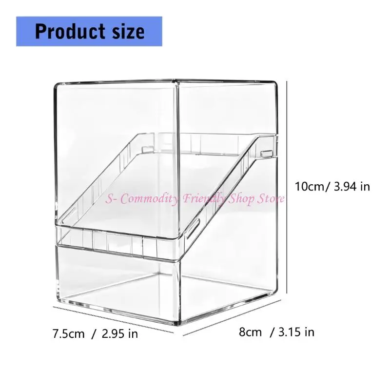 Caja acrílica transparente para tarjetas de preservación - imagen 5