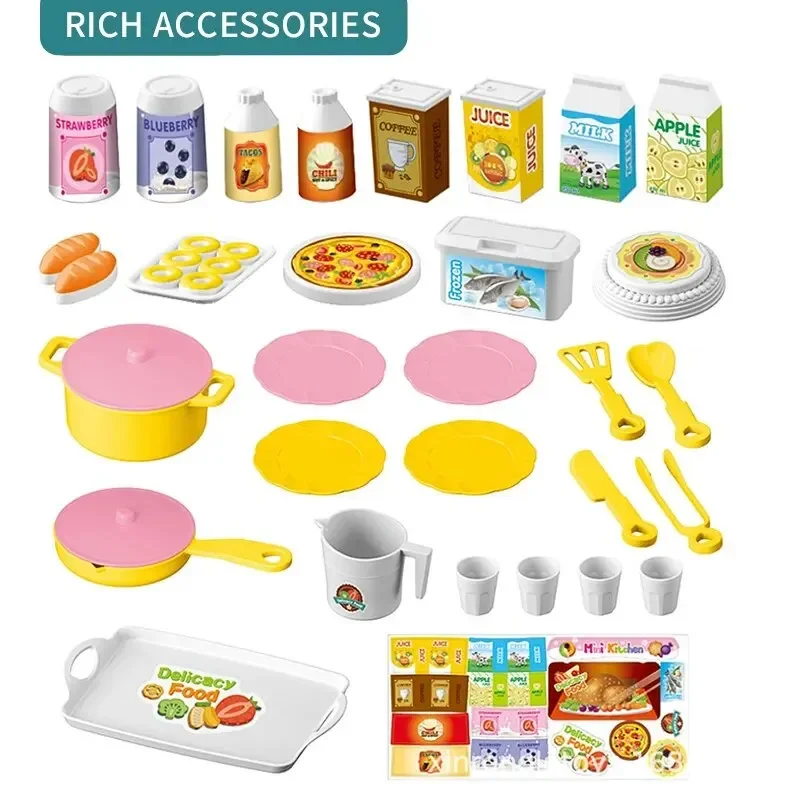 Juego de cocina manualidades con vajilla de juguete para niños - imagen 5