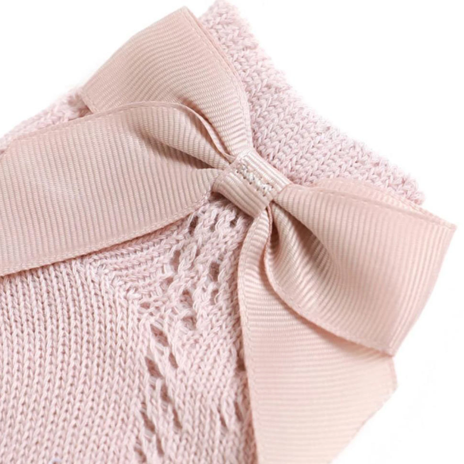 Tregren calcetines de punto con lazo para niñas – estilo princesa - imagen 5