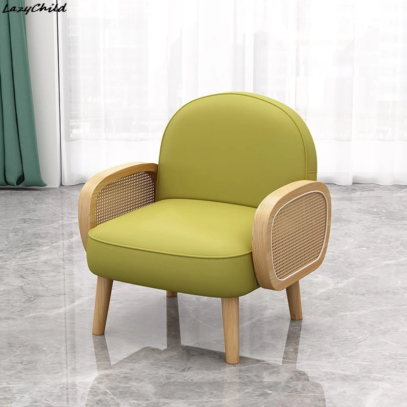 Lazychild minisofá infantil de tela roja para habitación - imagen 4