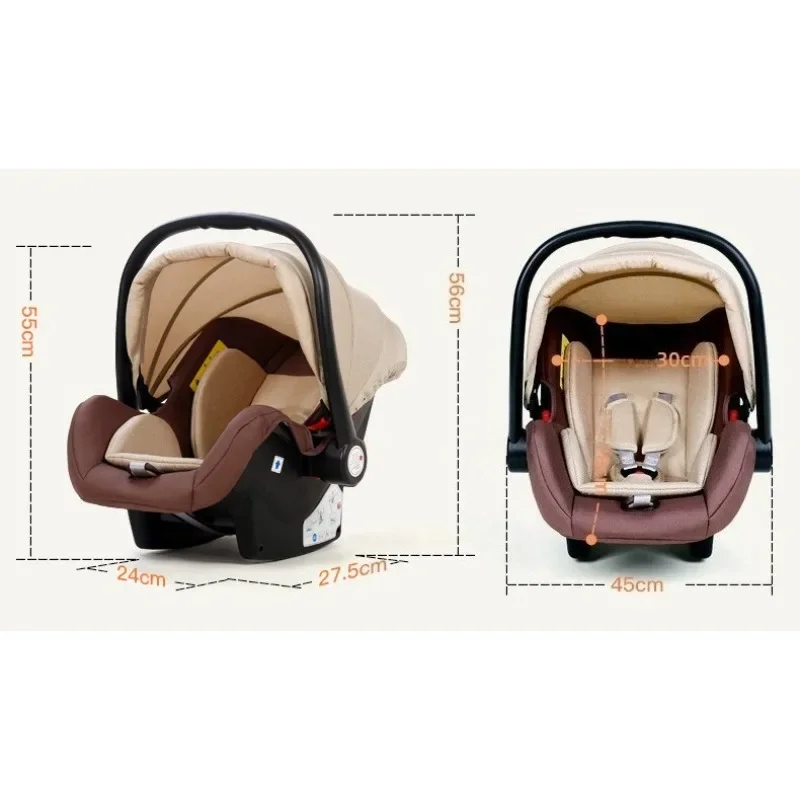 Cochecito tres en uno ligero y plegable – Sistema de viaje infantil