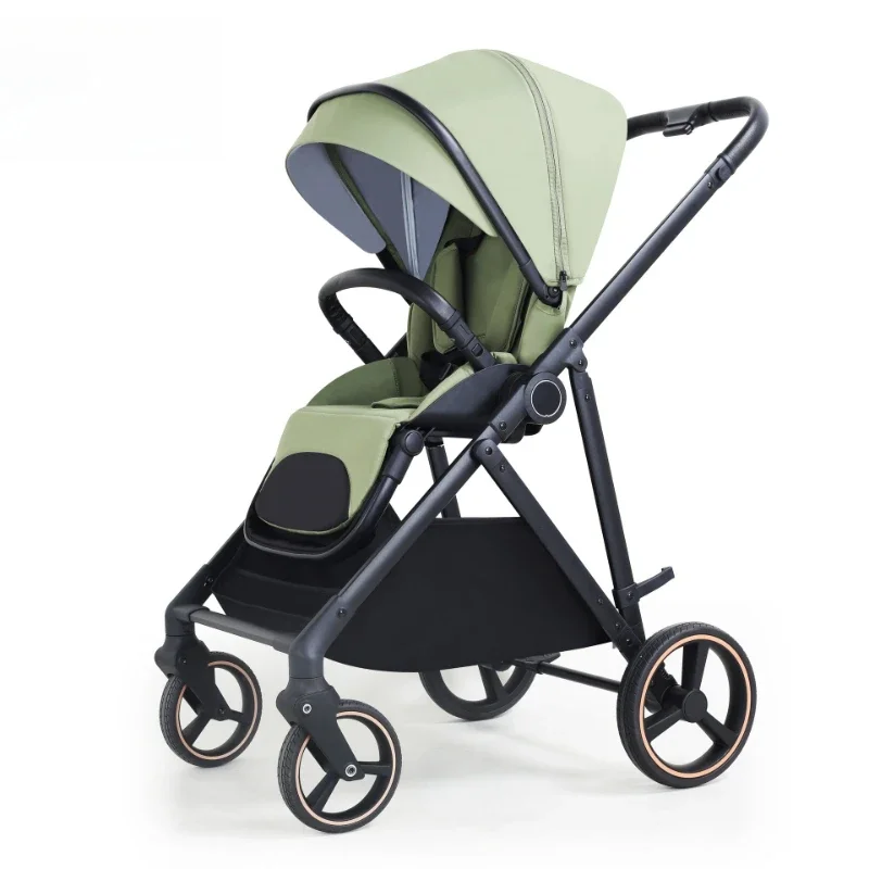 Cochecito de bebé ligero 2 en 1 plegable y portátil para exteriores