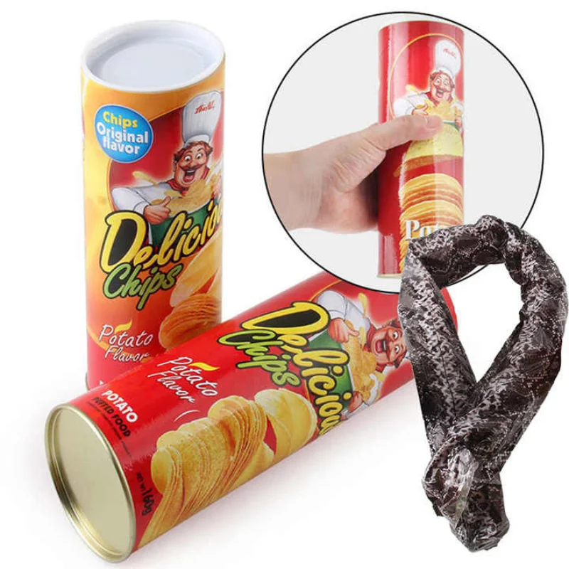 Juguete serpiente saltarina en lata para bromas y fiesta - imagen 5