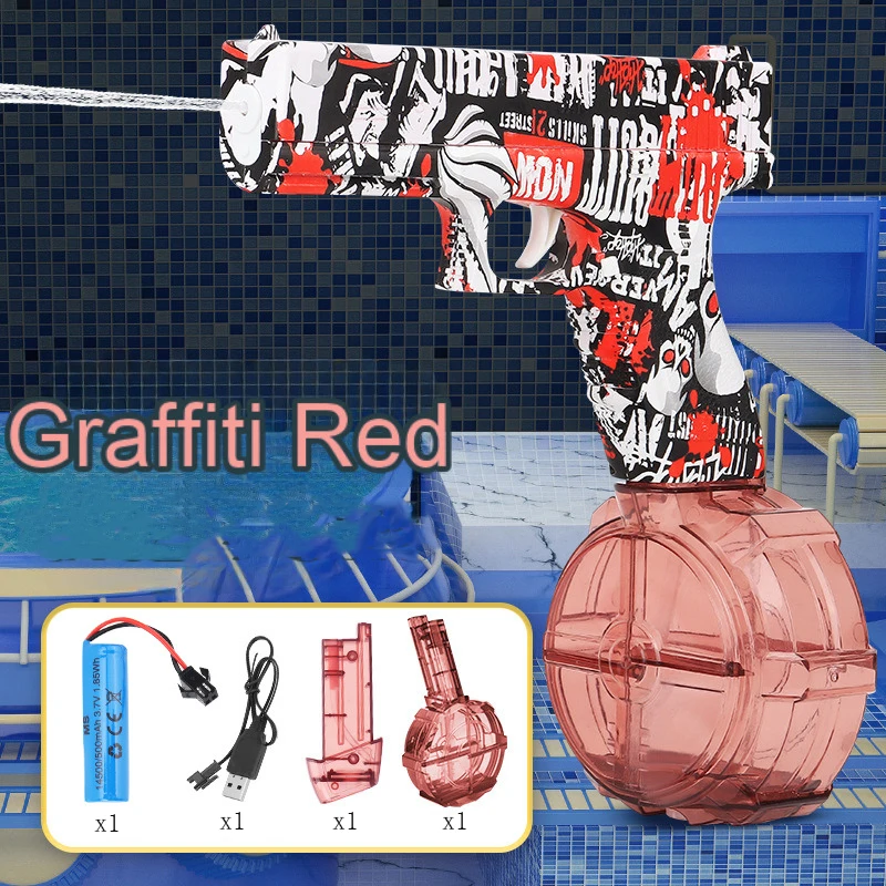 Pistola de agua eléctrica verano niños playa – Juguete automático exterior - imagen 2