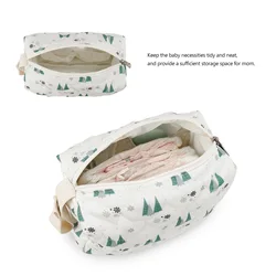 Bolsa de pañales impermeable reutilizable para cochecito arcoíris