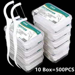 Palillos de hilo dental portátil para higiene bucal diaria