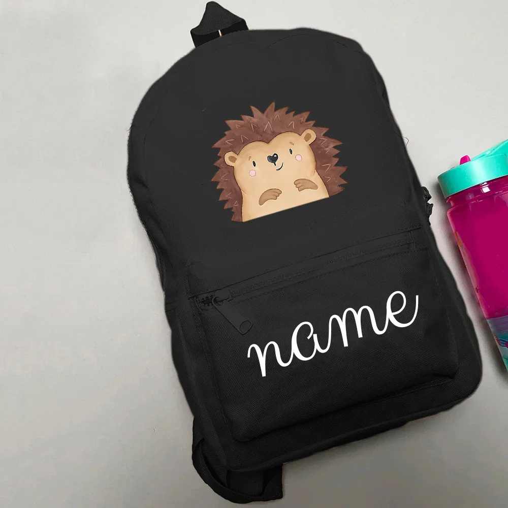 Mochila personalizada infantil con animales del bosque