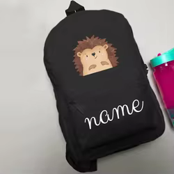 Mochila personalizada infantil con animales del bosque