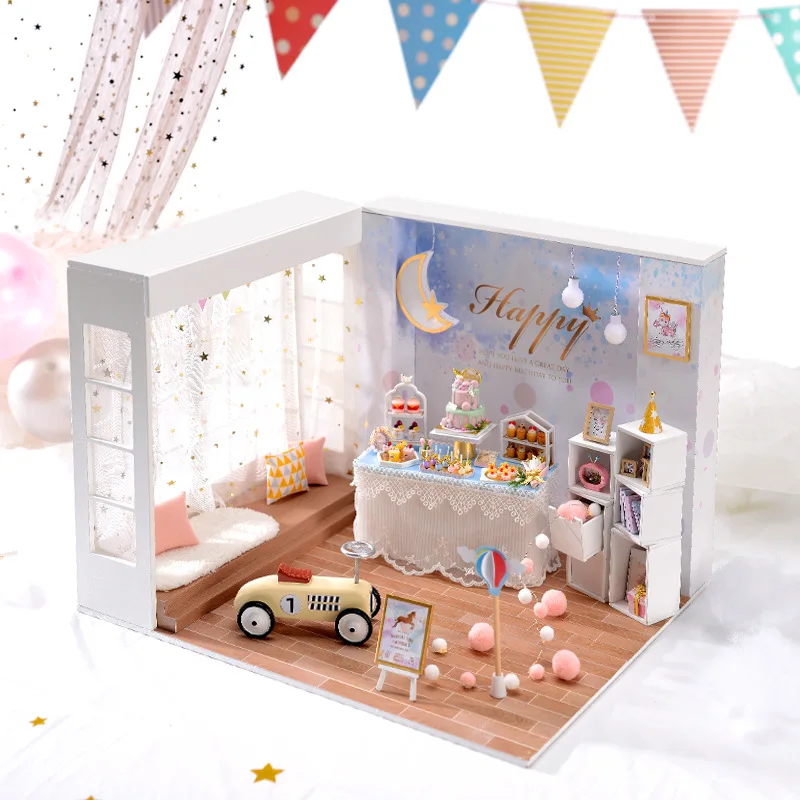DIY Dream Chaser casa de muñecas madera 3D rompecabezas para niña - imagen 4