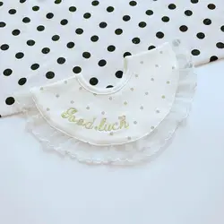 Baberos bandana impermeables de algodón para bebé – Redondos