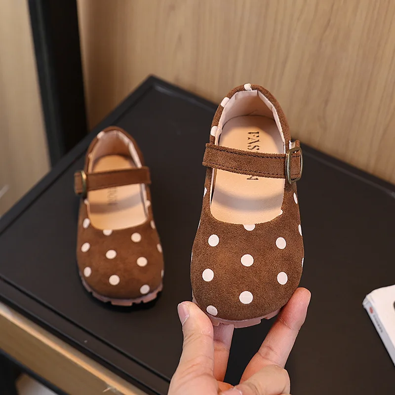 Zapatos de cuero planos para niñas – estilo retro informal - imagen 5