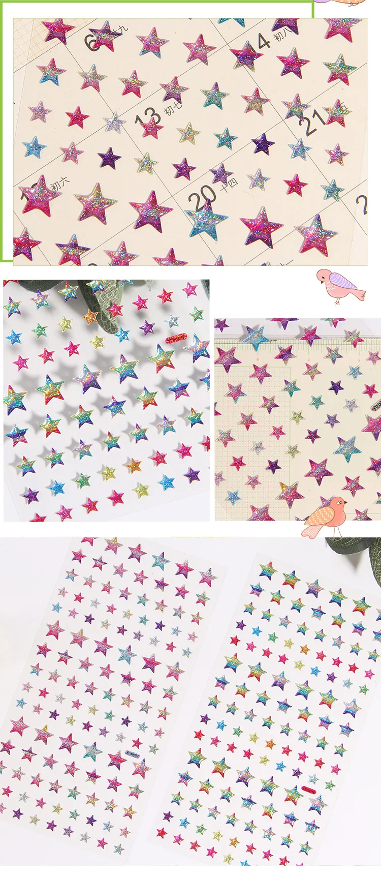 Decoración en cuaderno escolar