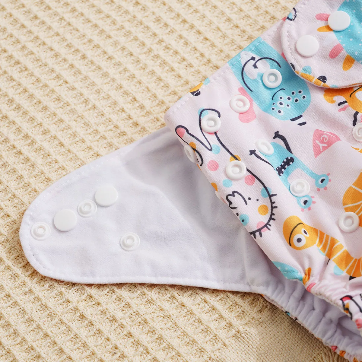 Elinfant pañales de tela lavables ajustables para bebé reutilizables - imagen 5