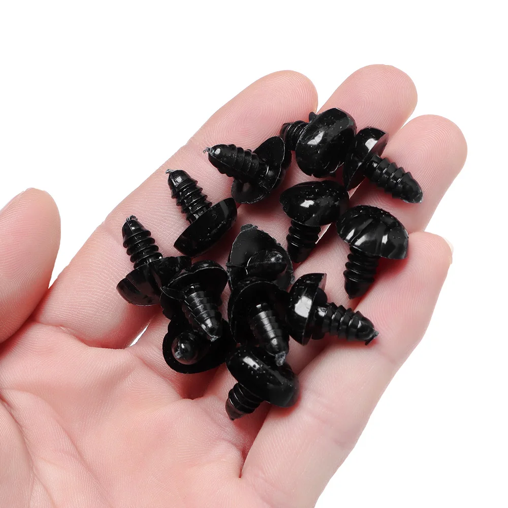 Nariz de seguridad para peluches en negro, manualidades infantiles - imagen 5