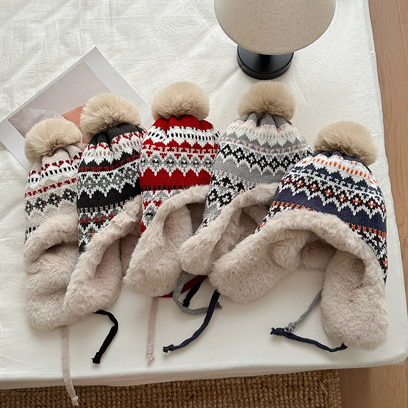 Gorro para bebé Lei Feng con felpa y protección de oídos - imagen 3