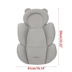 Cojín de asiento para bebé en coche: soporte cervical seguro