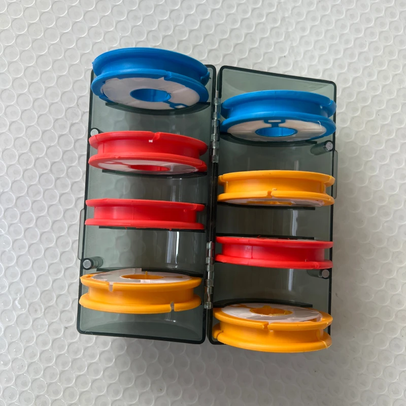 Caja de sedal silicona doble bobinado arcoíris - Accesorio pesca - imagen 3