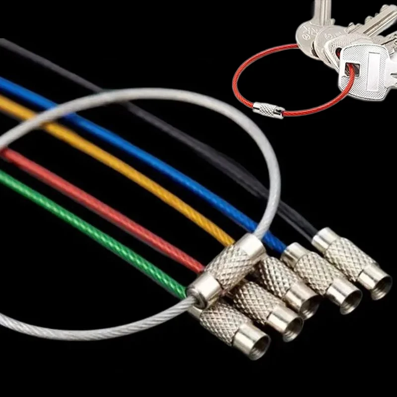 Cables acero inoxidable para llaveros y anillas de etiquetas - imagen 2