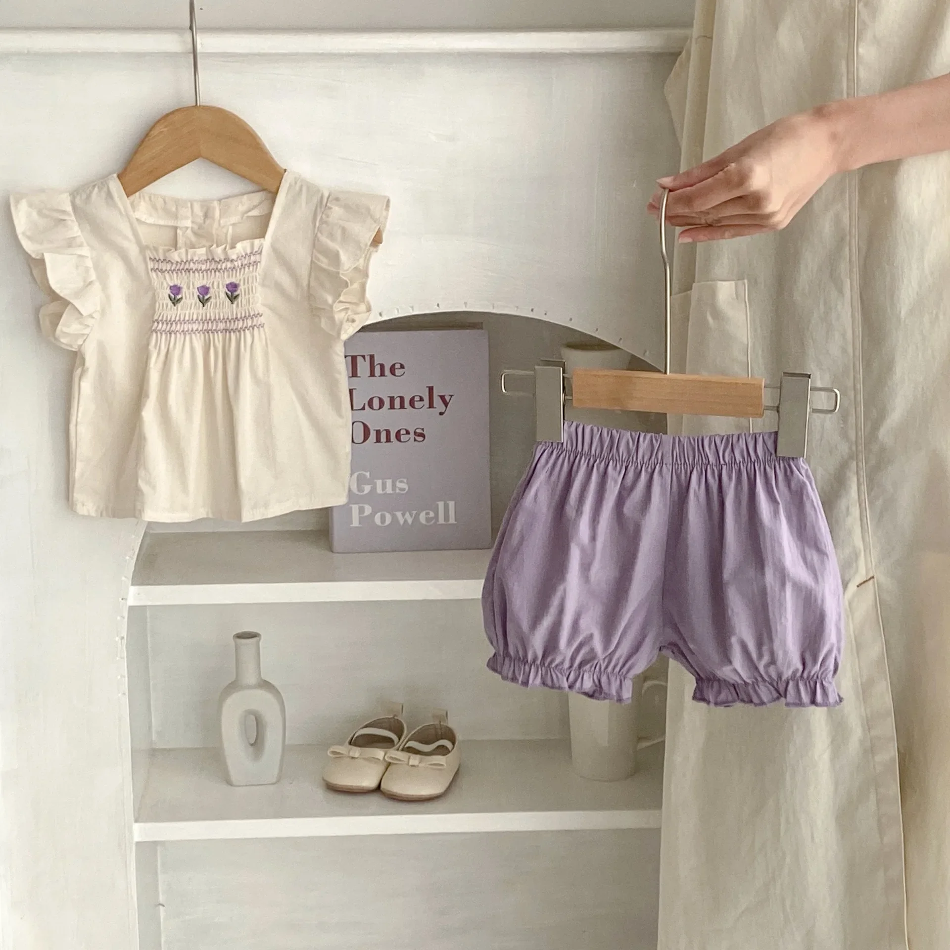 Conjunto MILANCEL para niña 0-3 años: top y short de tul - imagen 4