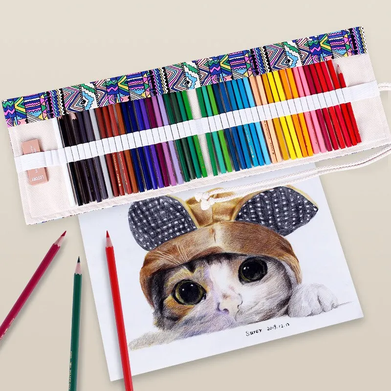 Estuche de lápices de colores con accesorios de pintura infantil - imagen 2