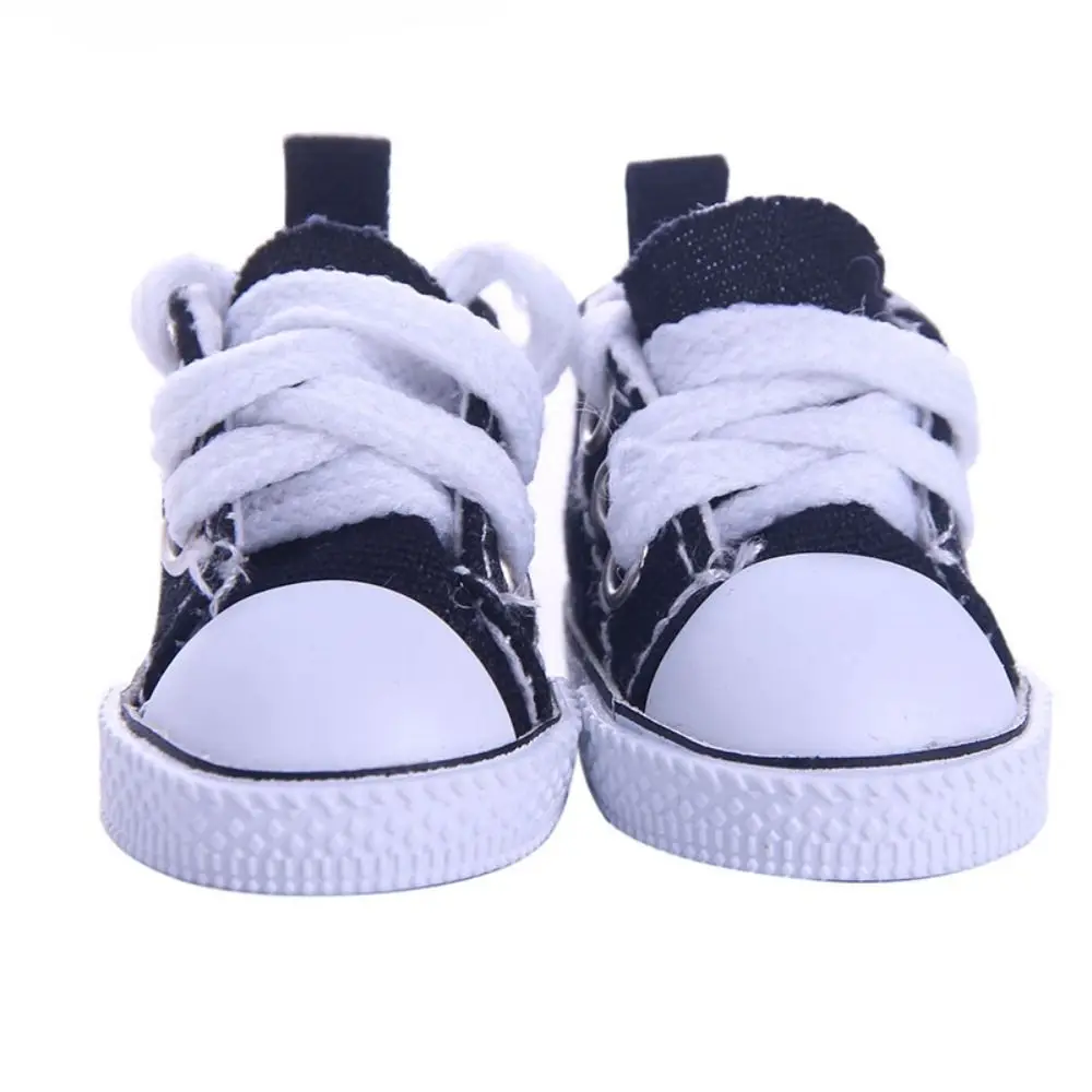 Zapatos de lona para BJD vista lateral