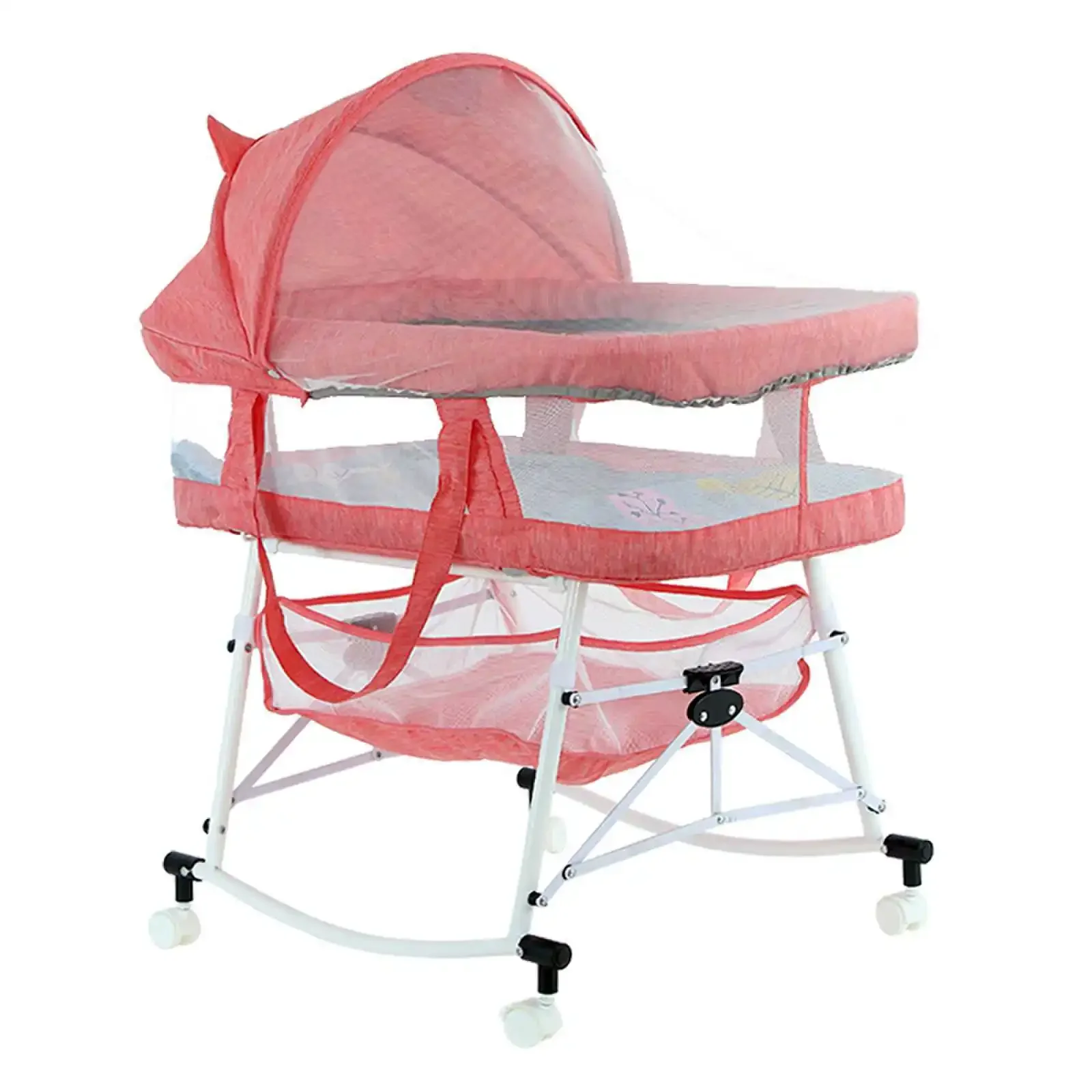 Cuna plegable multifuncional para bebé, ideal en exteriores - imagen 4