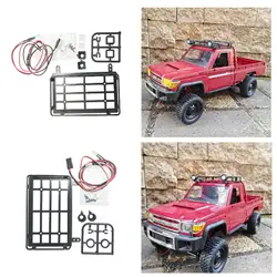 MN82 1:12 Portaequipajes de techo RC con 2 LEDs - Accesorio trepador