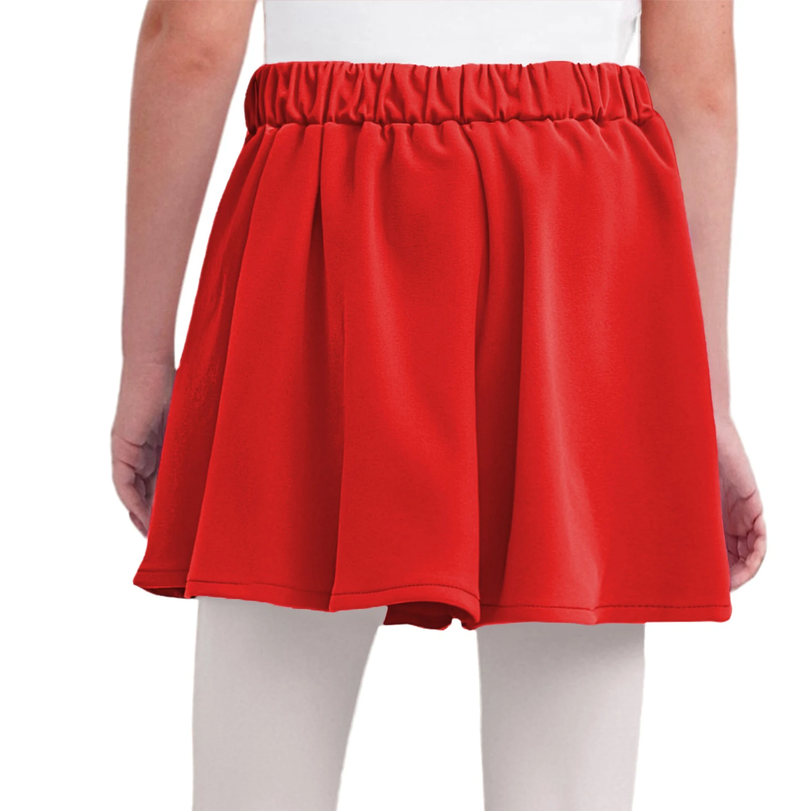 Falda de tenis plisada para niña con cintura elástica y lazo - imagen 4