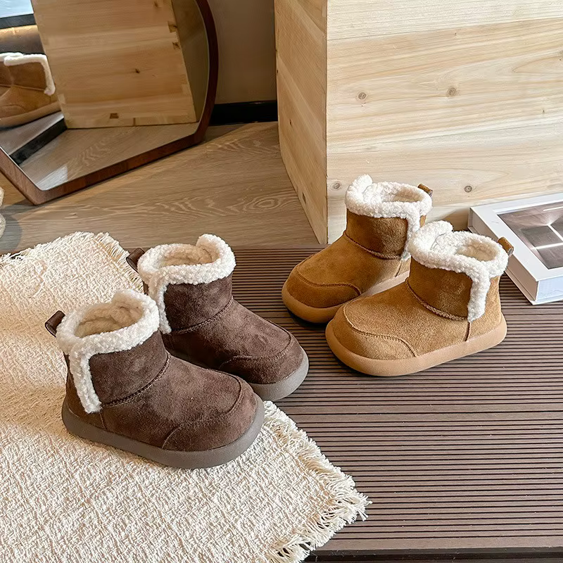 Botas de nieve felpa cálidas para bebés y niños - Suela antideslizante - imagen 3