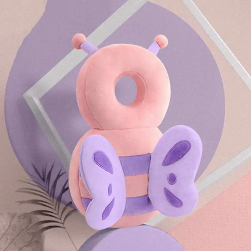 Almohada anticaídas de felpa transpirable para bebé – Tortuga