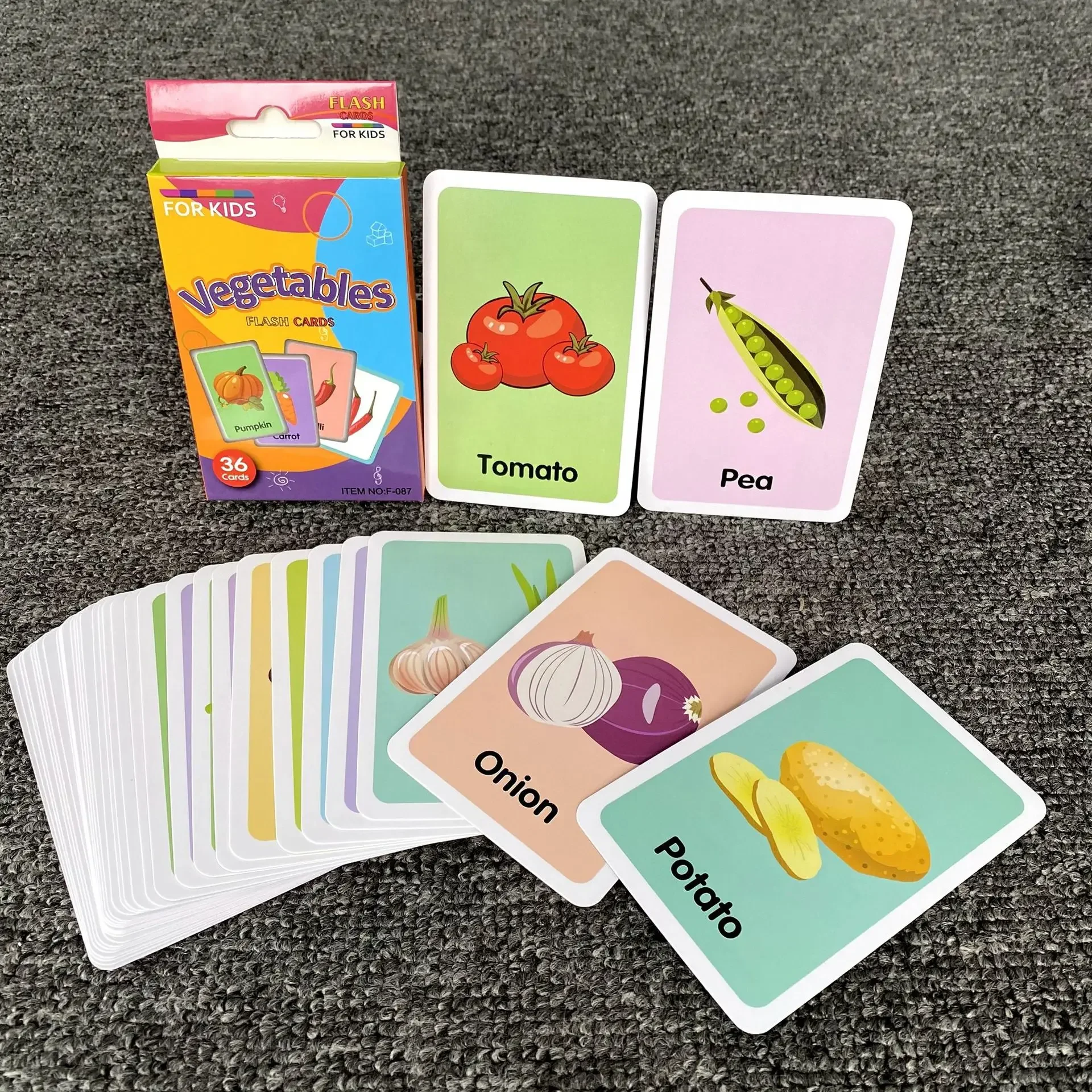 Tarjetas didácticas para emparejar