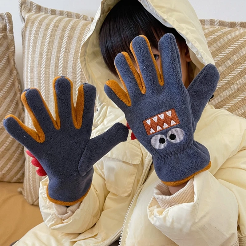 Guantes de invierno forrados con polar para niños – Cálidos y suaves