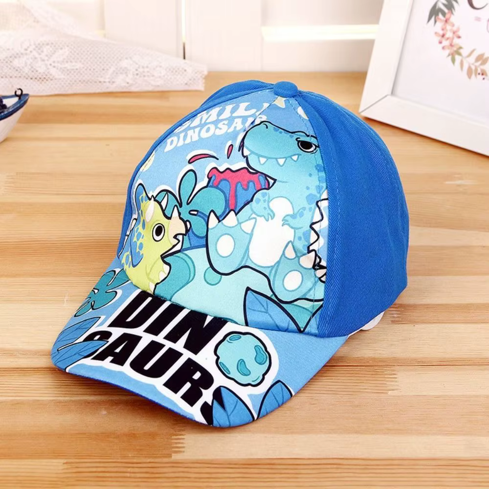 Gorra de dinosaurios de algodón para niños ajustable transpirable - imagen 4
