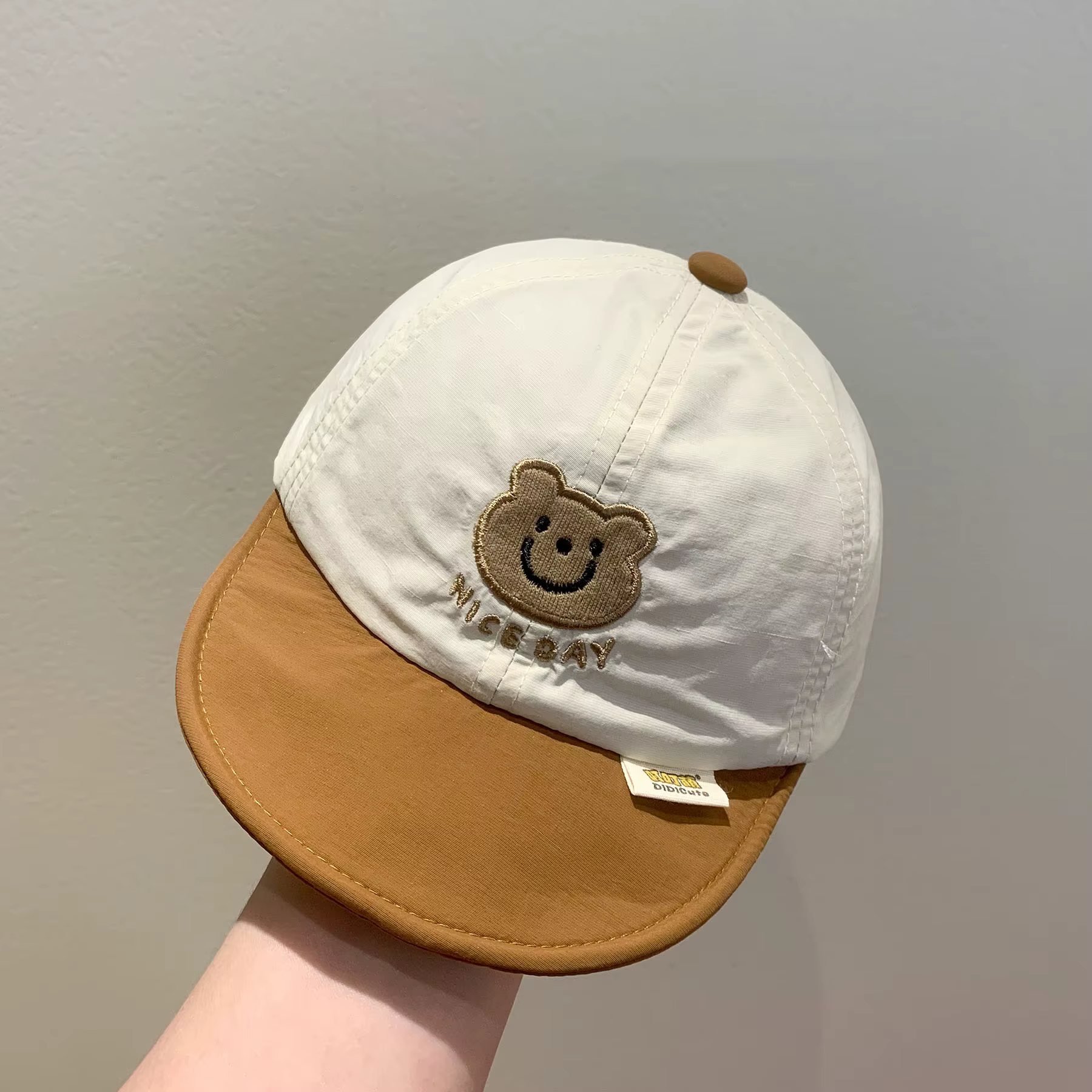 Gorra snapback infantil con diseño de oso para verano - imagen 5