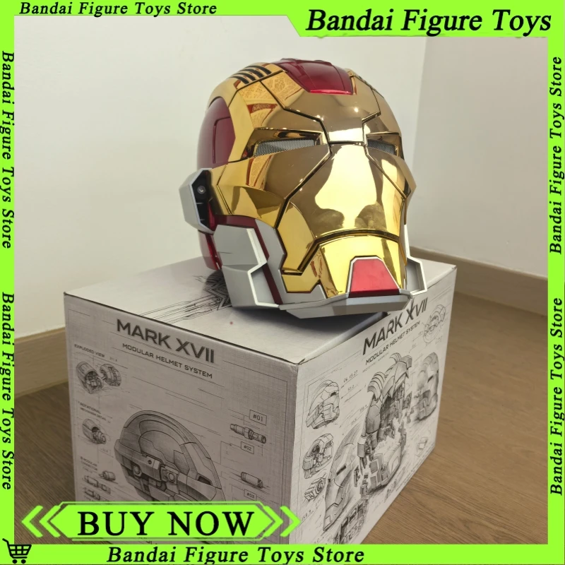 Casco Iron Man Mk17 eléctrico con control por voz Jarvis - imagen 4