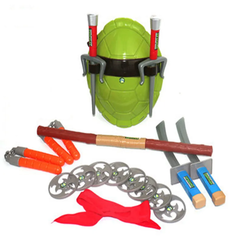 Disfraz Tortuga Ninja para niños cosplay con máscara de ojos - imagen 5