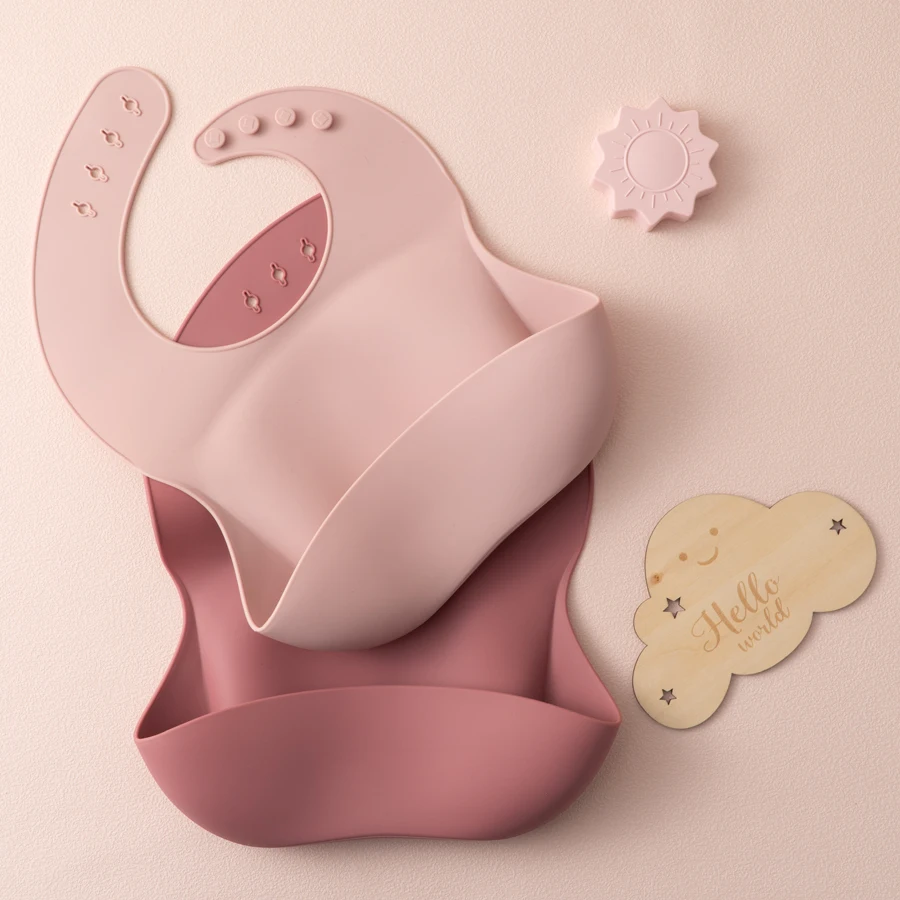 Baberos impermeables de silicona para bebé - sin BPA, ajustables - imagen 5