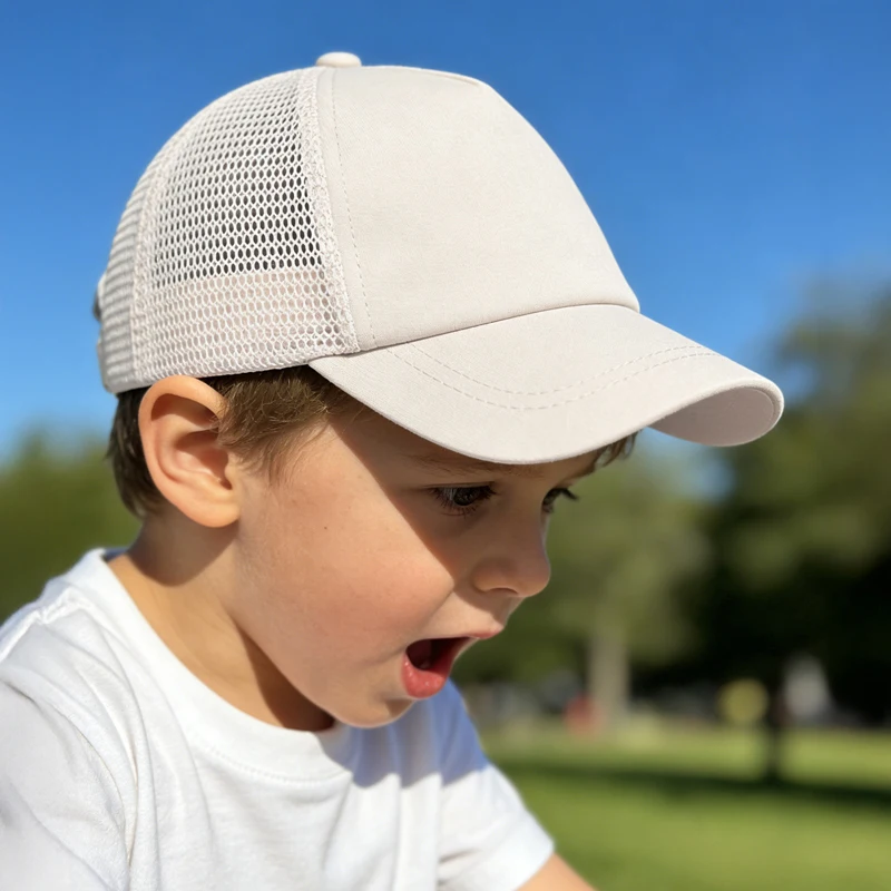 Gorra de béisbol en algodón transpirable para bebé, estilo verano - imagen 4