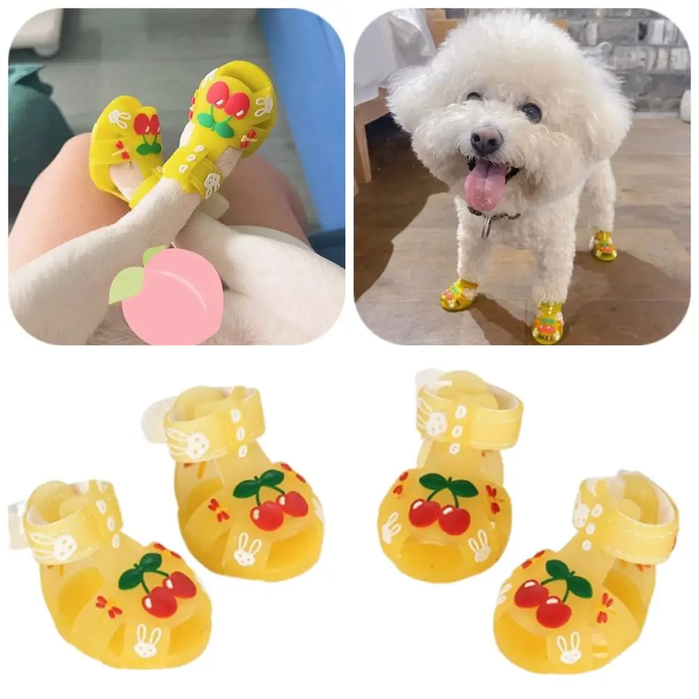 Sandalias de gel para perro ajustables con dibujos animados - imagen 5