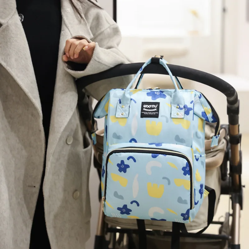 Bolsa de bebé impermeable tipo mochila Oxford térmica para viajes - imagen 5