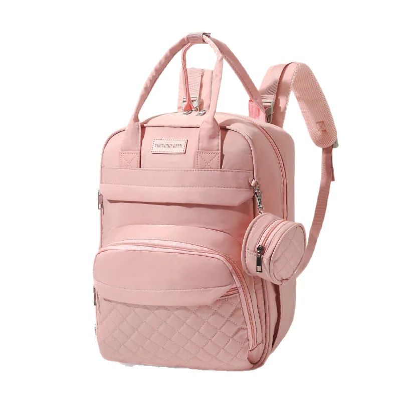 Mochila cambiador de bebé impermeable para pañales y lactancia - imagen 4