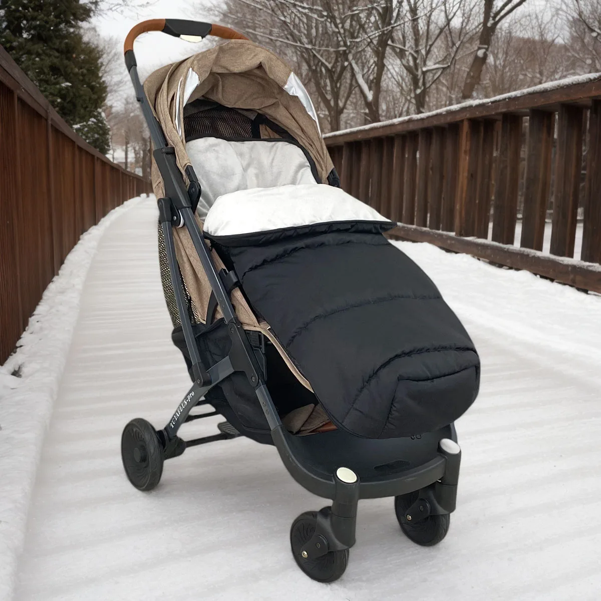 Saco de invierno universal para cochecito infantil impermeable - imagen 2