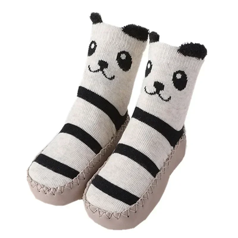 Calcetines de invierno para bebés con suela antideslizante y motivos animales - imagen 5