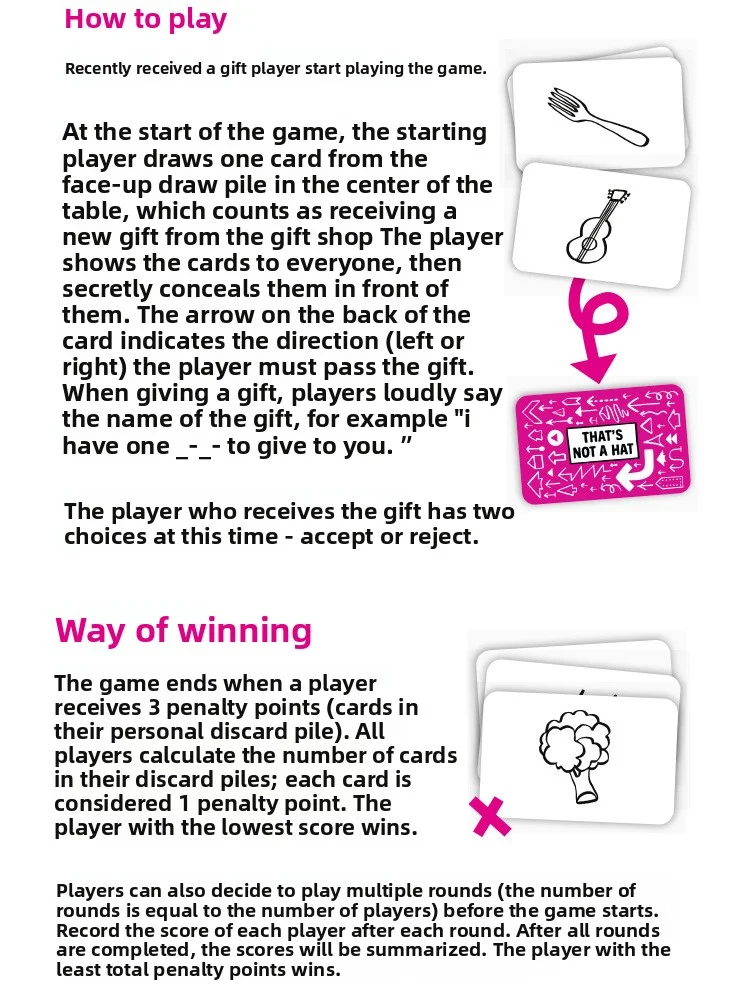 Cartas y componentes del juego