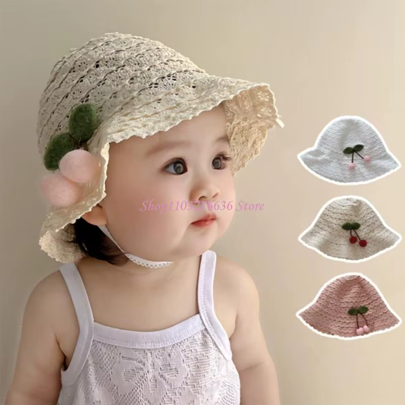Gorro pescador R6FD para niños pequeños visto desde diferentes ángulos