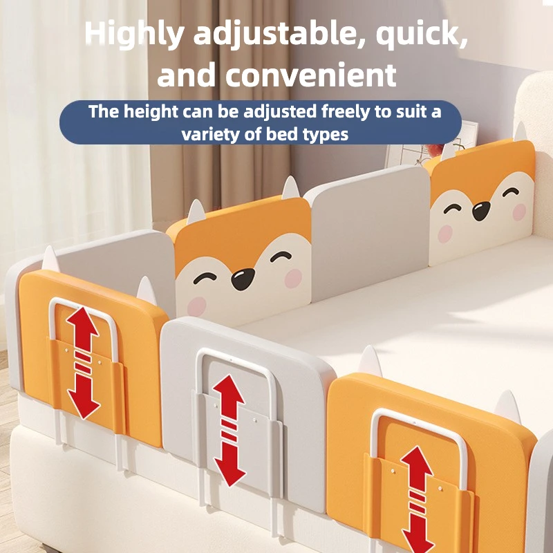 Protector de barandilla anticolisión para cama de bebé ajustable - imagen 3