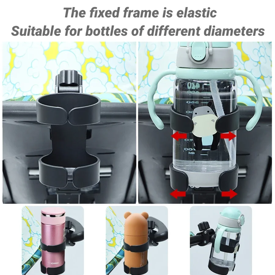 Portavasos universal para cochecito de bebé – Soporte botellas - imagen 5