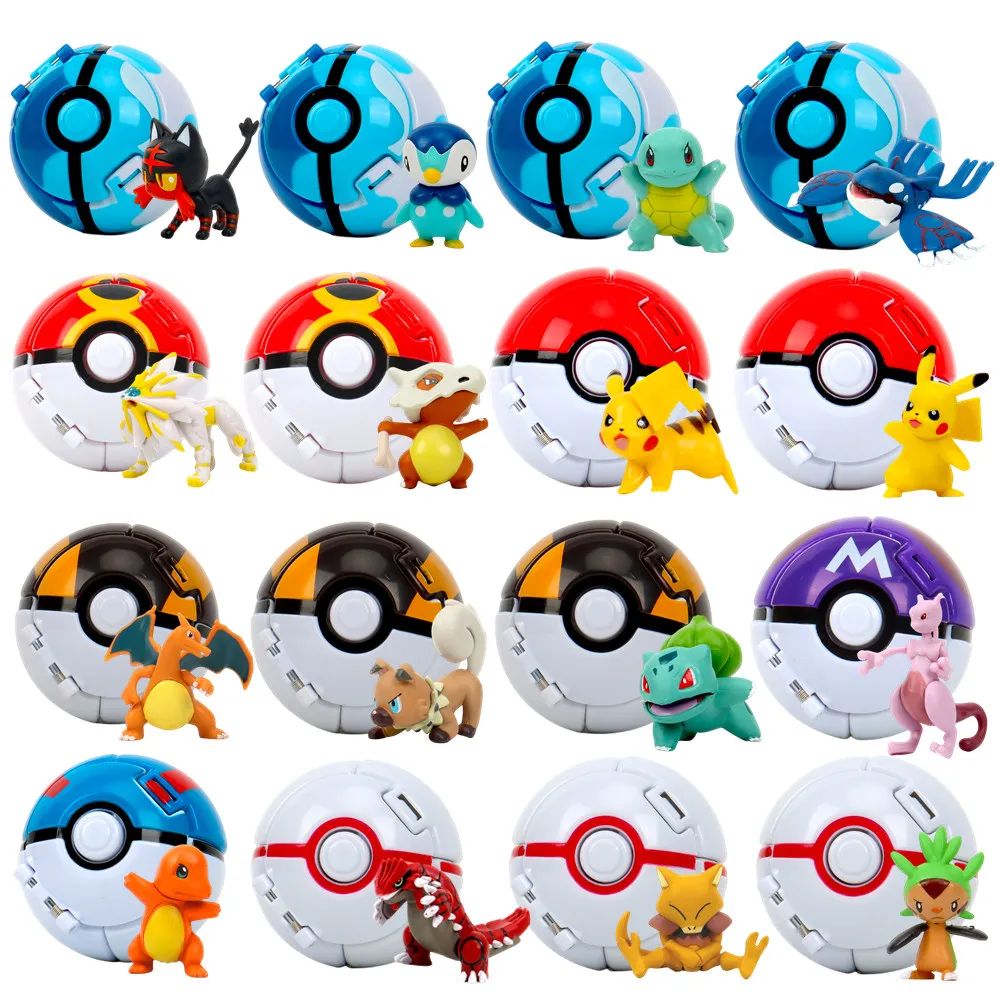Figura Pokeball Pokemon Pikachu - Regalo infantil